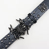 Studded punk belt men's gothic spider rivet waist belt