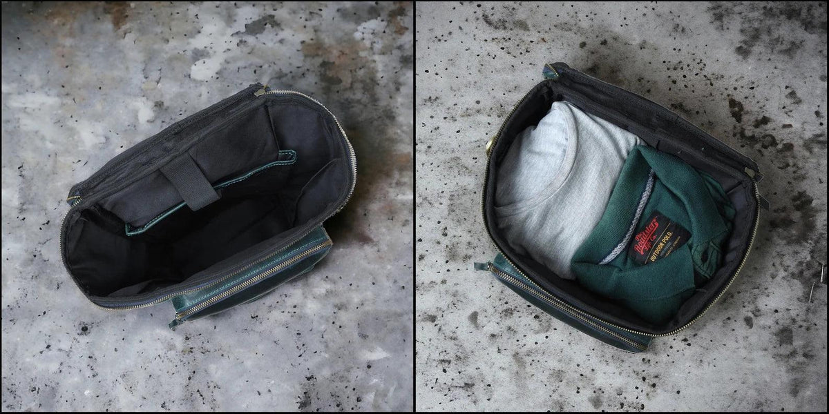 Convertible Leather Backpack Duffle Bag