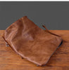 Men’s Vintage Leather Backpack Handmade Brown Cowhide