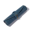 Leather fountain pen and pencil roll case 2