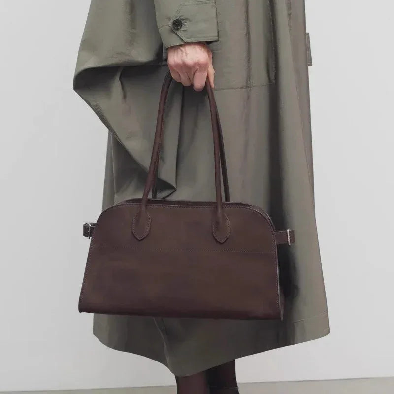 Women’s Large Leather Tote Bag for Work