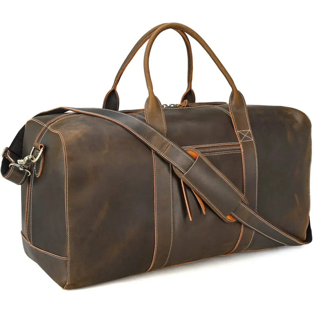 Real Leather Overnight Bag