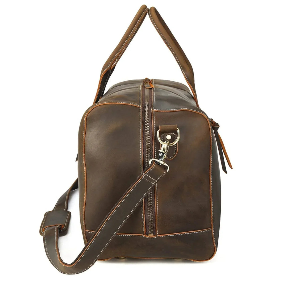 Real Leather Overnight Bag
