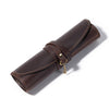 Leather fountain pen and pencil roll case 6
