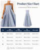 Light Blue Striped Smocked Back Maxi Dress