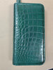 Women's Crocodile Leather Zip Around Long Wallet