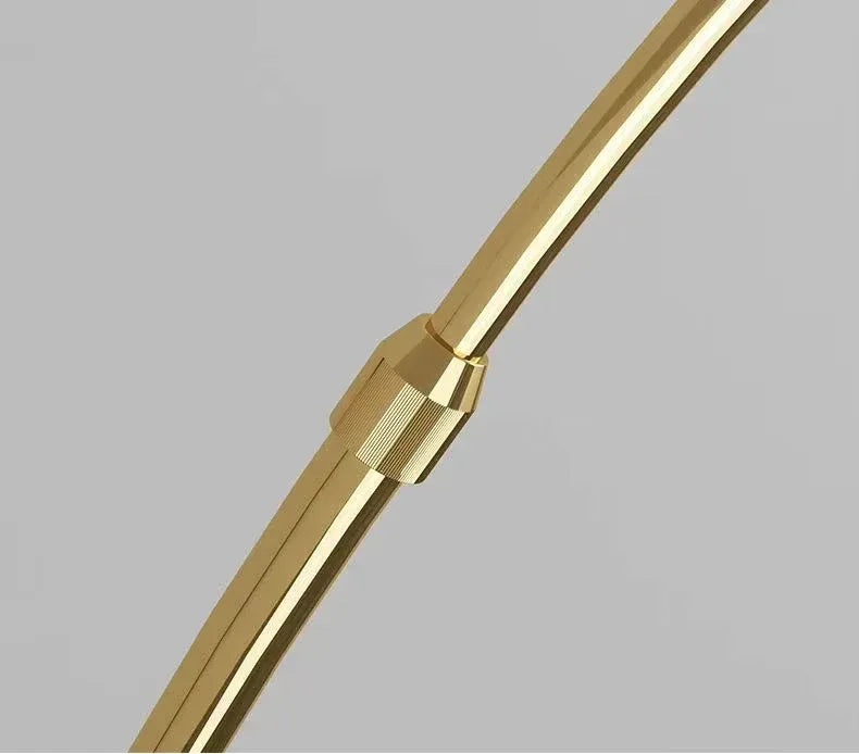 Modern curved arc floor lamp for living rooms