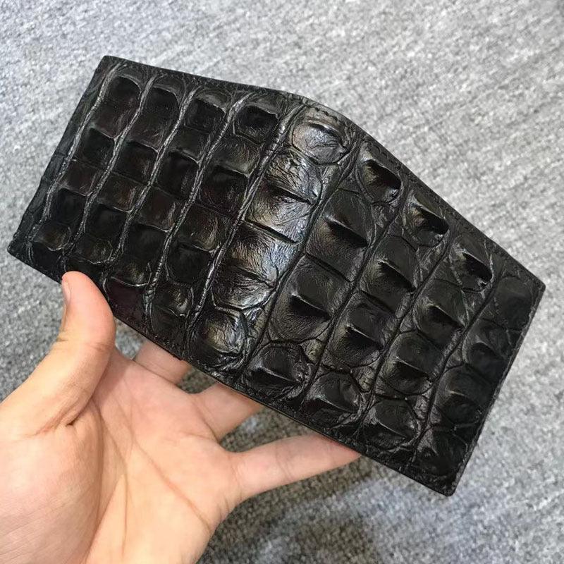 Men's Genuine Thai Crocodile Leather Bifold Wallet
