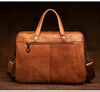 Business Leather Briefcase Men’s Shoulder Laptop Bag