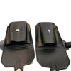 Men's dual pouch shoulder holster bag pu leather harness