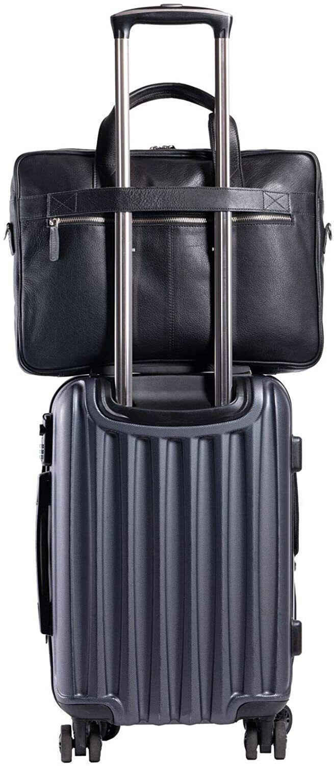 Leather briefcases Laptop Messenger Bags