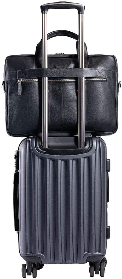 Leather briefcases Laptop Messenger Bags