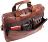 Leather briefcases Laptop Messenger Bags