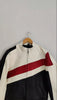 Two Tone Leather Jacket for Men in Black White Red