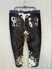 Cowhide Pants Men Real Hair On Hide Black White Trousers