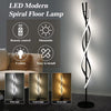 Modern spiral led floor lamp