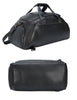 Mens Leather Travel Duffle Bag with Shoe Compartment