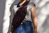 Leather Chest Bag for Men and Women Crossbody Messenger Purse