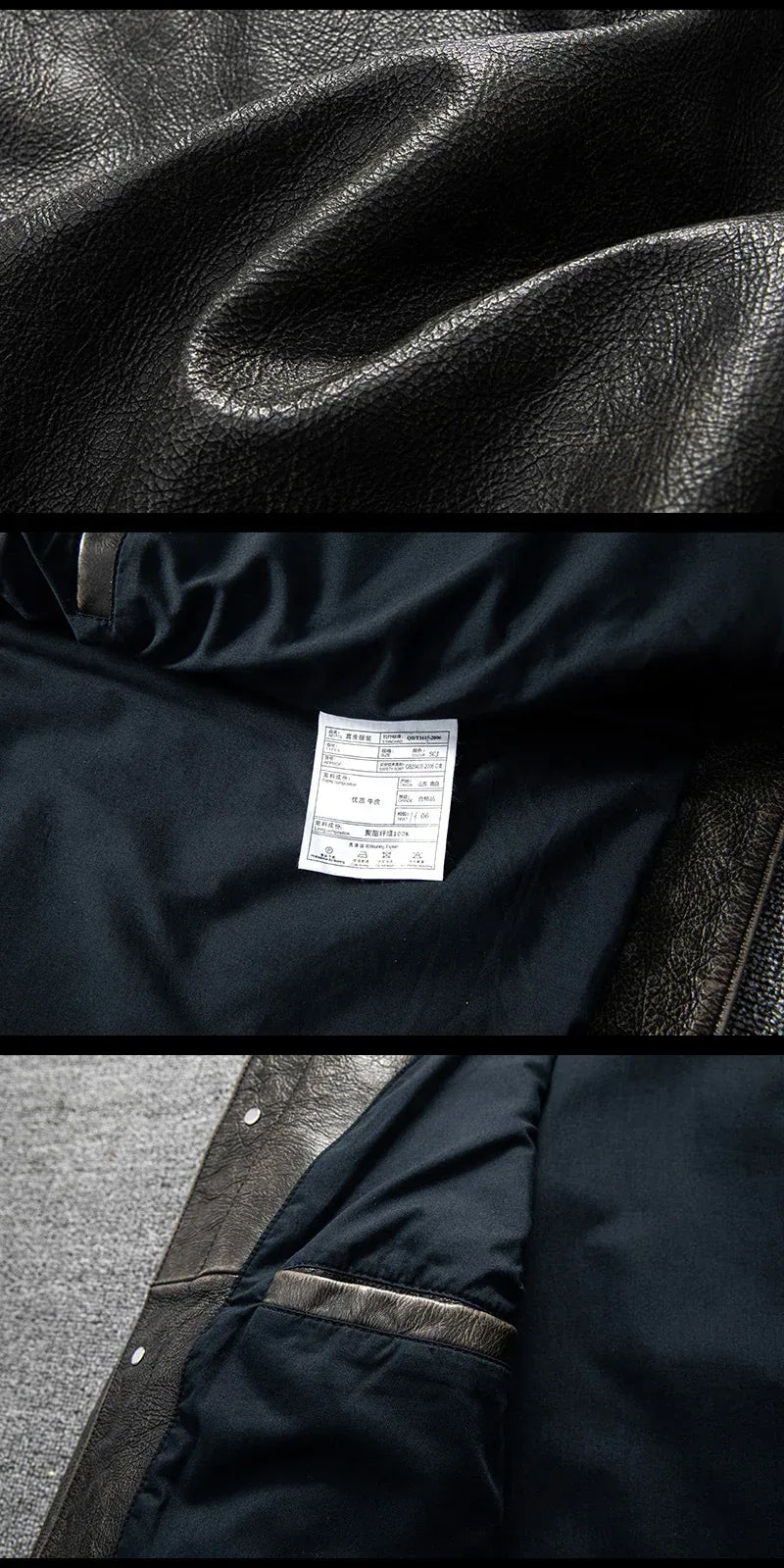 Men’s Vintage Distressed Leather Jacket