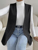 women's oversized v neck vest