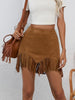 High Waist WesternStyle Skirt for Rodeos