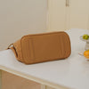 Vintage Women Leather Tote Bag Bucket Purse