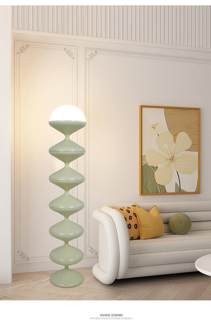 Contemporary nordic gourd floor standing lamp