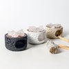 Incense Burner Cement Body with Zinc Alloy Warming Tray