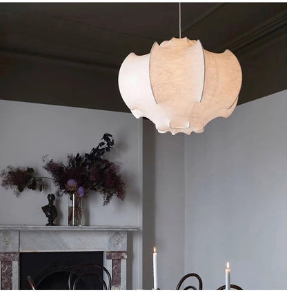 Japanese Wabi-Sabi Silk Chandelier Pendant Light