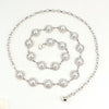 Waist Chain Jewelry with Faux Pearl Rhinestone Detail