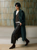 Women Leather Baggy Pants Retro Elastic Waist Loose Fit