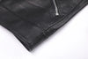 Black Women Leather Jacket Moto Style
