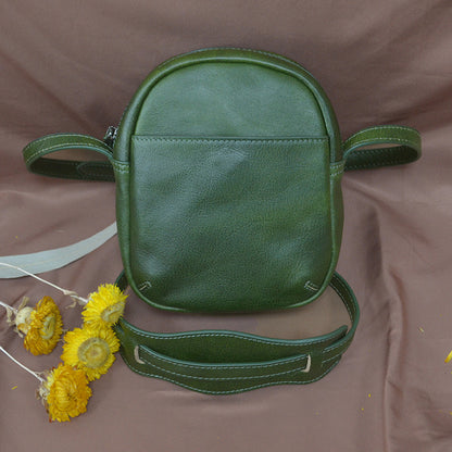 women leather crossbody messenger bag