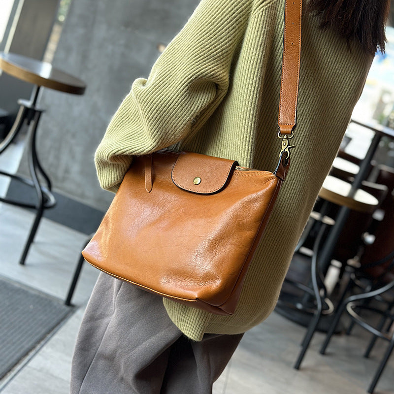 Women Leather Messenger Crossbody Purse