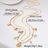 Waist Chain with Starfish Seashell Pearl Beach Charms
