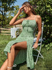 cami maxi dress with slit hem