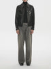 Women Leather Motorcycle Jacket Waxed Moto Jacket