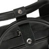 Genuine Leather Carry-On Office Bag with Trolley Strap