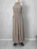 Women’s Halter Neck Wide Leg Jumpsuit Sleeveless High Collar