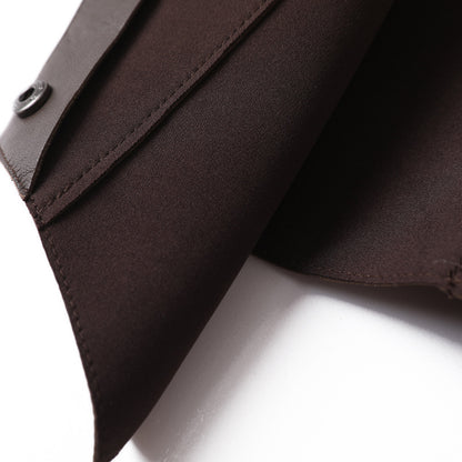 Brown Leather Slimming Vest For Women Slim Waist Suspender