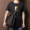 Dark Brown Leather Briefcase Bag
