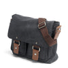 Canvas Camera Bag with Removable Dividers and Front Storage Pockets
