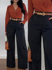 Soft straight leg women's pants