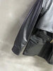 Moto Bomber Women Leather Jacket with Belted Waist
