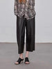 Women’s Leather Waisted Bermuda Trousers