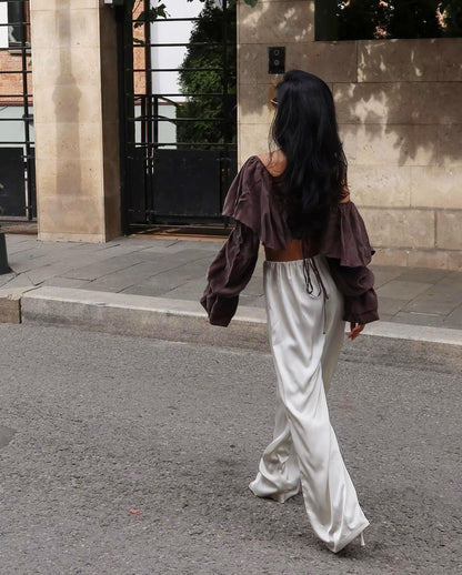 Wide Leg Trousers for Women Loose High Waist Summer Pants