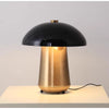 Black and Gold Modern Table Lamp Mushroom Light
