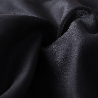 High Waist Sheer Overlay Long Office Skirt