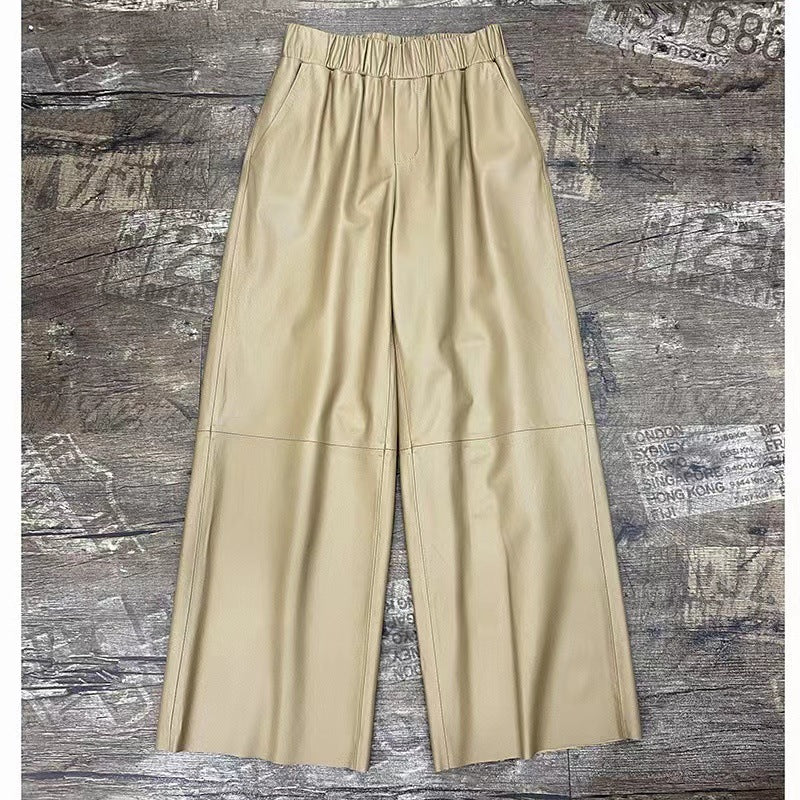 Women’s Leather Waisted Bermuda Trousers