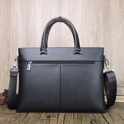 Leather Business Briefcase Messenger Bag